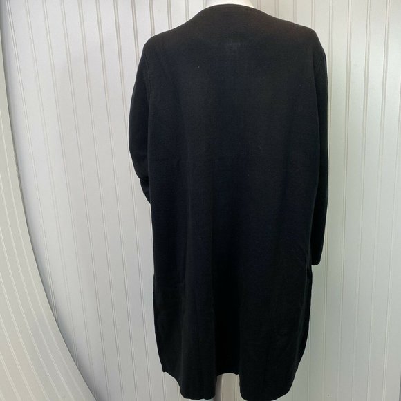 Alfani XL Cardigan Sweater NEW Black Zip Up - Picture 5 of 6